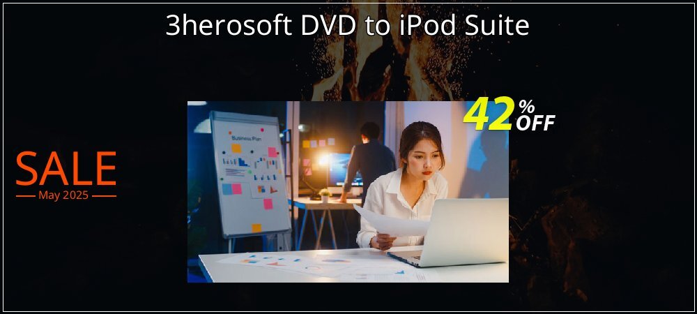3herosoft DVD to iPod Suite coupon on World Whisky Day offer