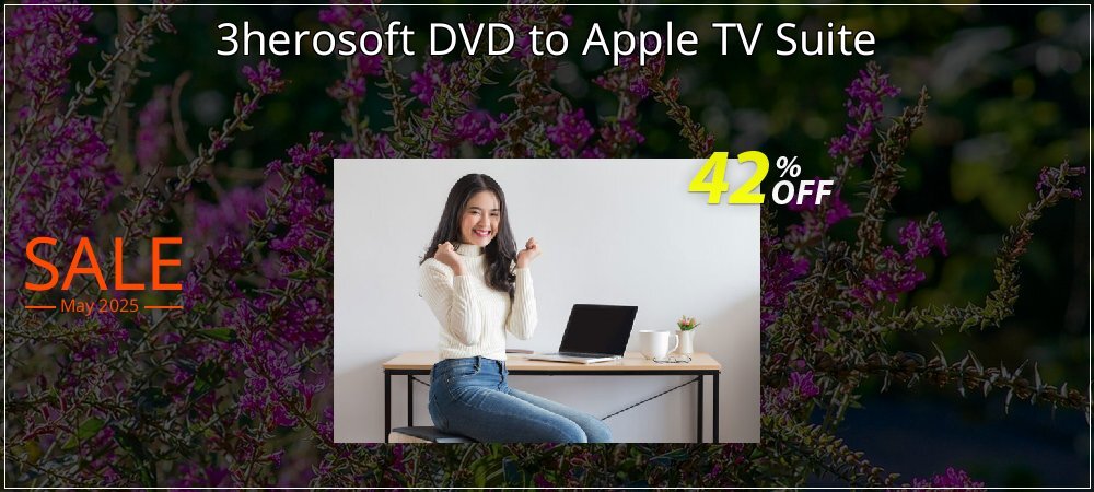 3herosoft DVD to Apple TV Suite coupon on National Pizza Party Day offering sales