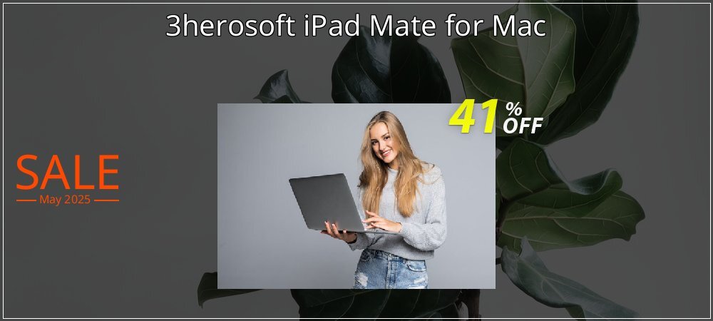 3herosoft iPad Mate for Mac coupon on World Party Day offering sales