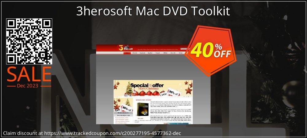 3herosoft Mac DVD Toolkit coupon on Working Day discounts