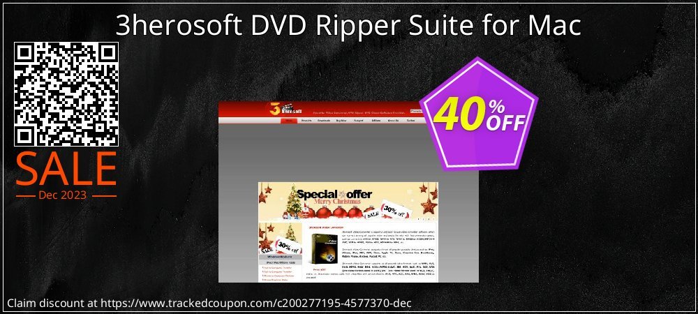 3herosoft DVD Ripper Suite for Mac coupon on Mother Day super sale