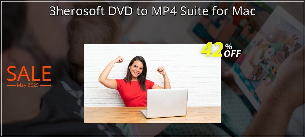 3herosoft DVD to MP4 Suite for Mac coupon on World Party Day super sale