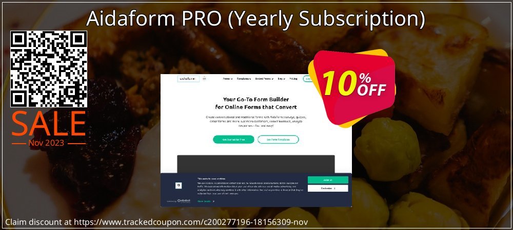 Aidaform PRO - Yearly Subscription  coupon on Tell a Lie Day super sale