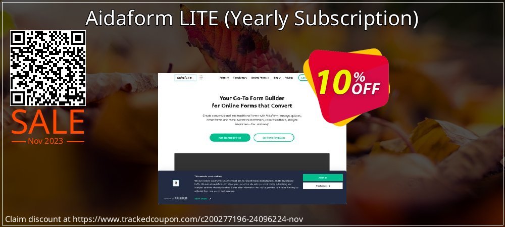 Aidaform LITE - Yearly Subscription  coupon on Tell a Lie Day offer