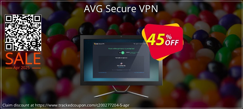 AVG Secure VPN coupon on National Walking Day offering discount