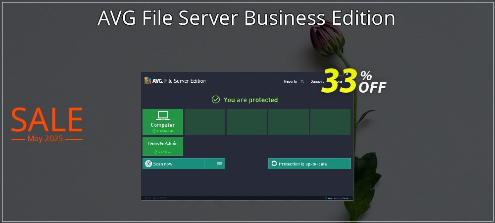 AVG File Server Business Edition coupon on April Fools Day offering sales