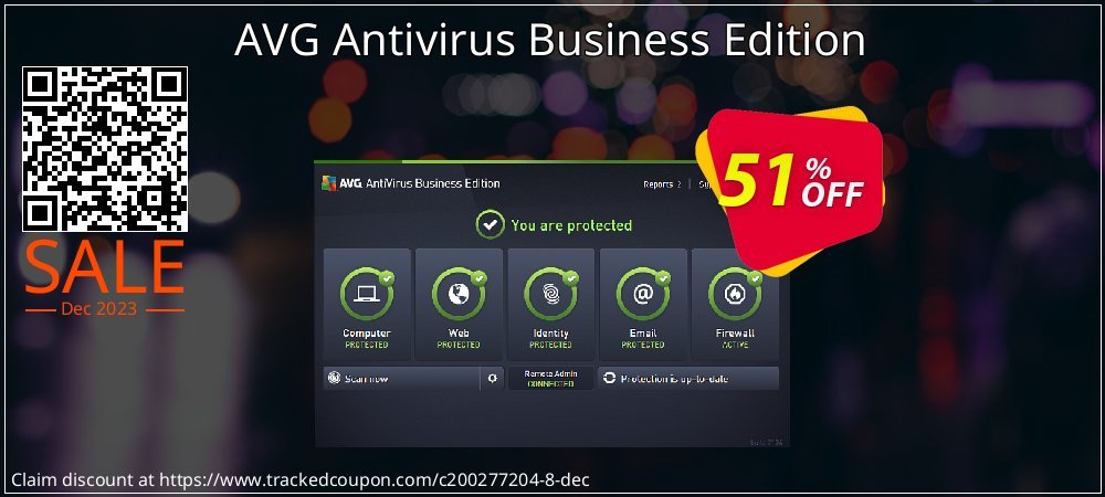 AVG Antivirus Business Edition coupon on Christmas & New Year super sale