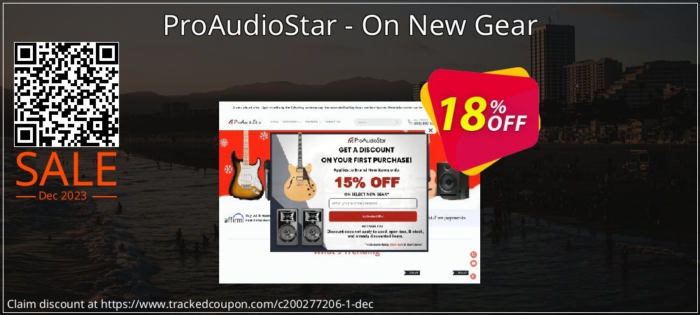 ProAudioStar - On New Gear coupon on World Party Day offer