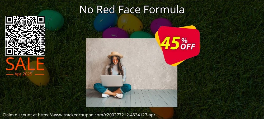 No Red Face Formula coupon on April Fools Day super sale