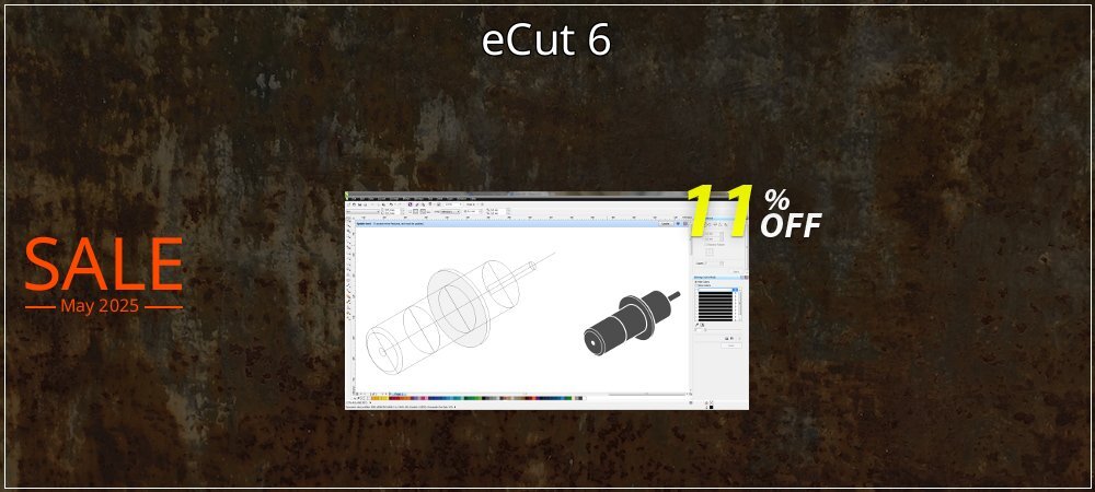 eCut 6 coupon on April Fools' Day discounts