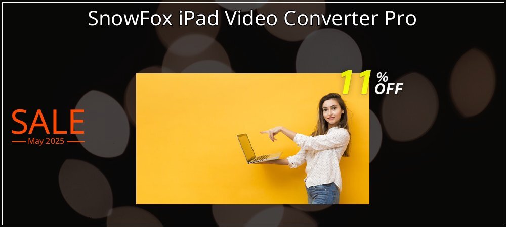 SnowFox iPad Video Converter Pro coupon on National Pizza Party Day offering sales