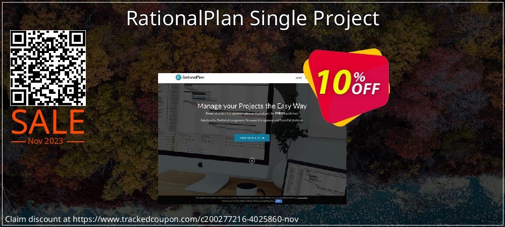 RationalPlan Single Project coupon on National Walking Day sales