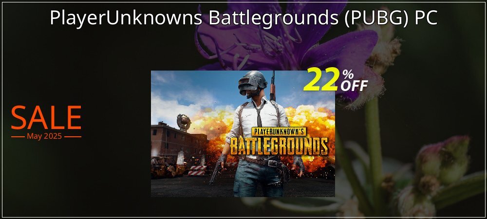 PlayerUnknowns Battlegrounds - PUBG PC coupon on World Party Day offering discount