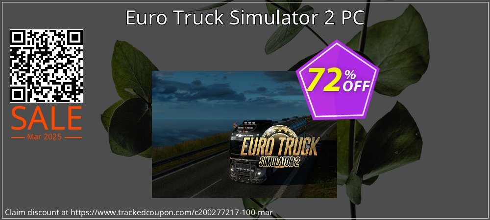 Euro Truck Simulator 2 PC coupon on National Walking Day offering discount