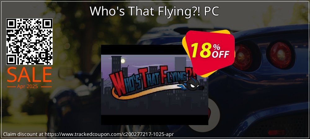 Who's That Flying?! PC coupon on World Backup Day deals