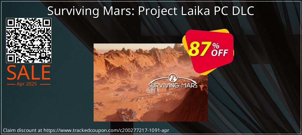 Surviving Mars: Project Laika PC DLC coupon on World Party Day offering sales