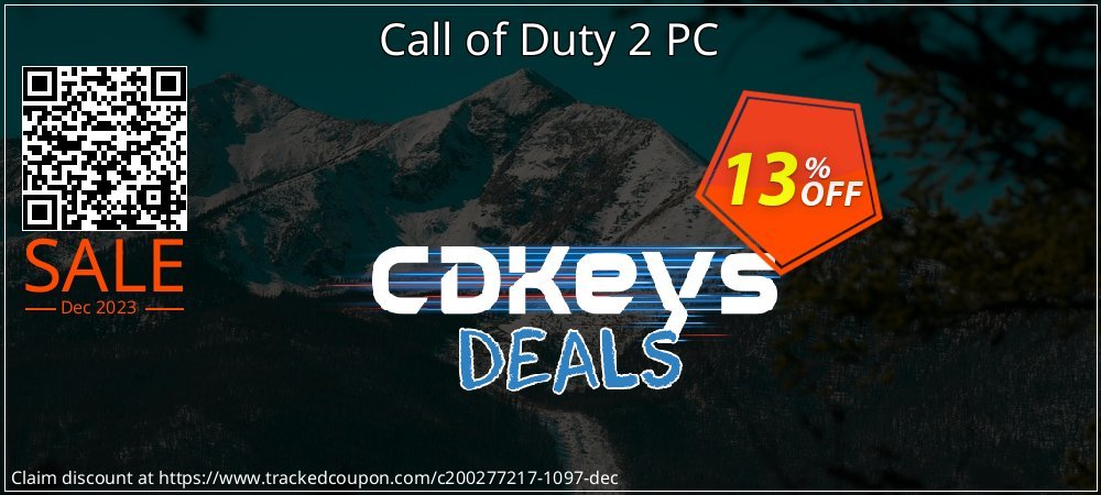 Call of Duty 2 PC coupon on April Fools Day deals