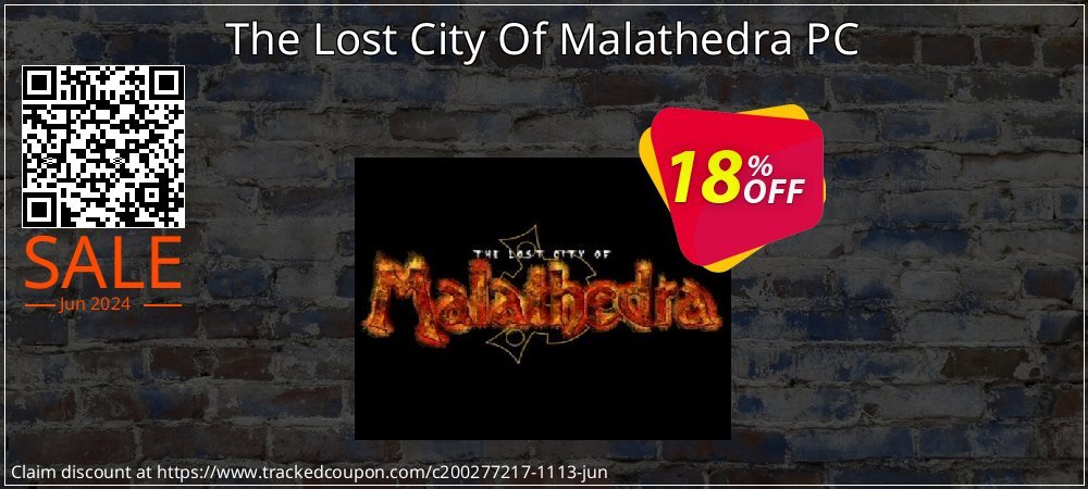 The Lost City Of Malathedra PC coupon on National Pizza Party Day deals