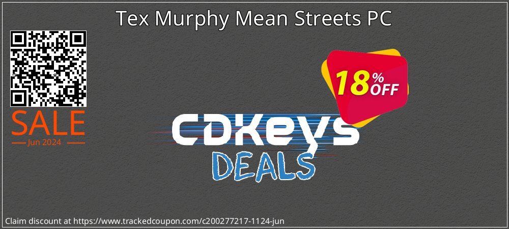 Tex Murphy Mean Streets PC coupon on National Smile Day discount