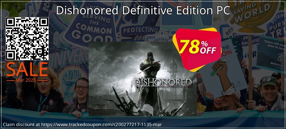 Dishonored Definitive Edition PC coupon on World Backup Day discount