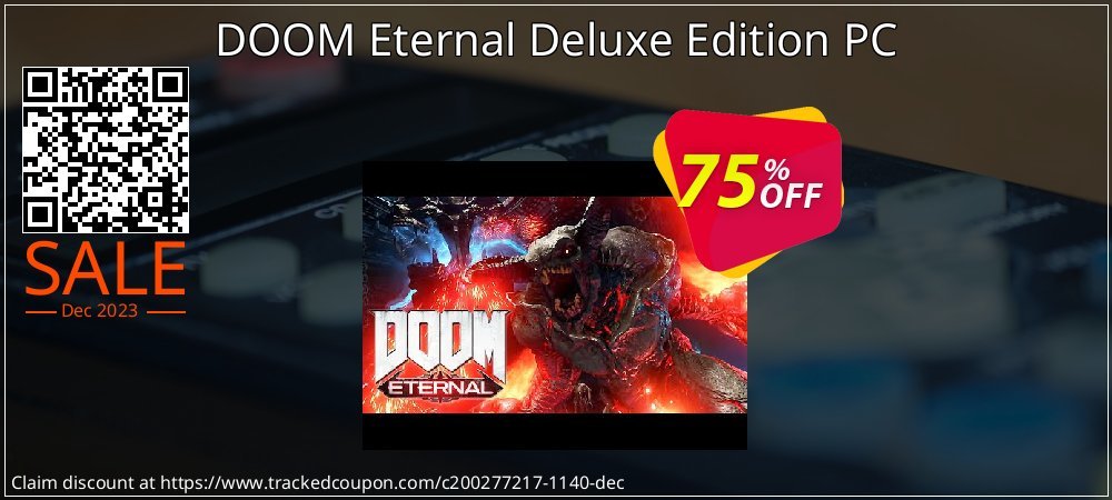 DOOM Eternal Deluxe Edition PC coupon on National Walking Day sales
