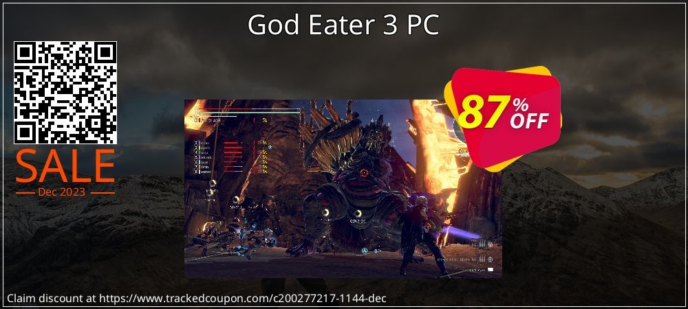 God Eater 3 PC coupon on Tell a Lie Day offering discount