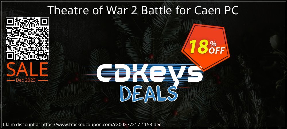 Theatre of War 2 Battle for Caen PC coupon on Virtual Vacation Day discount