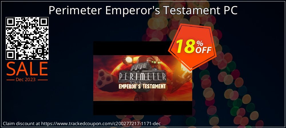 Perimeter Emperor's Testament PC coupon on World Party Day offering discount
