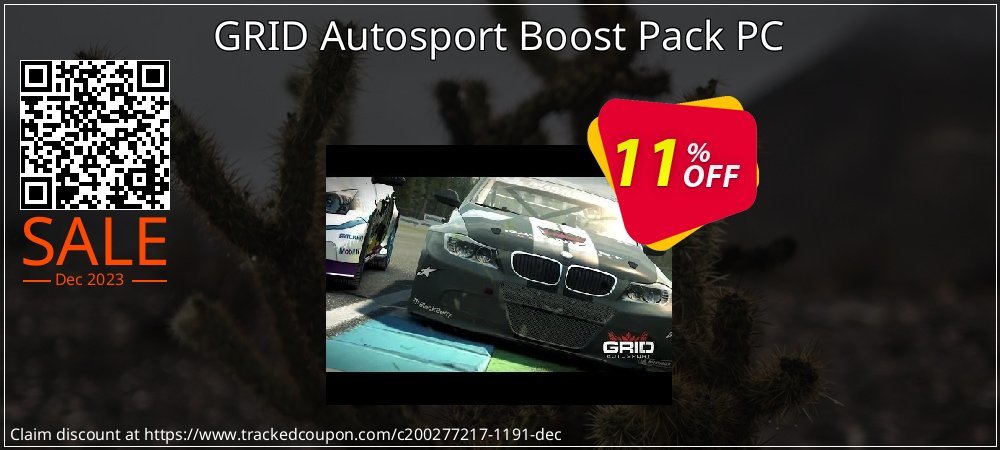 GRID Autosport Boost Pack PC coupon on Palm Sunday offering sales