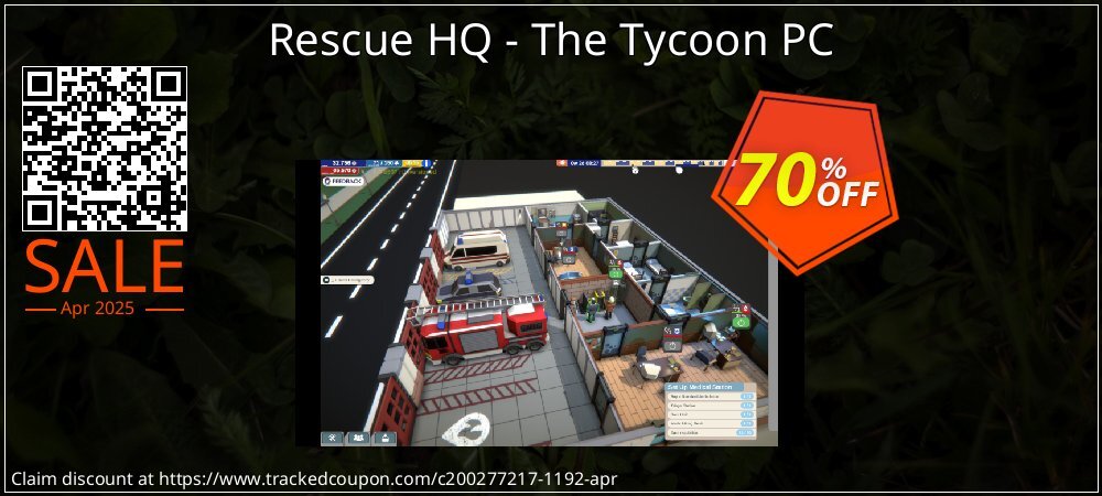 Rescue HQ - The Tycoon PC coupon on April Fools' Day discounts