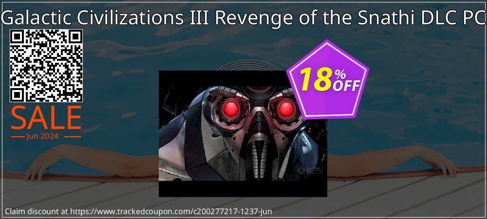 Galactic Civilizations III Revenge of the Snathi DLC PC coupon on National Memo Day promotions