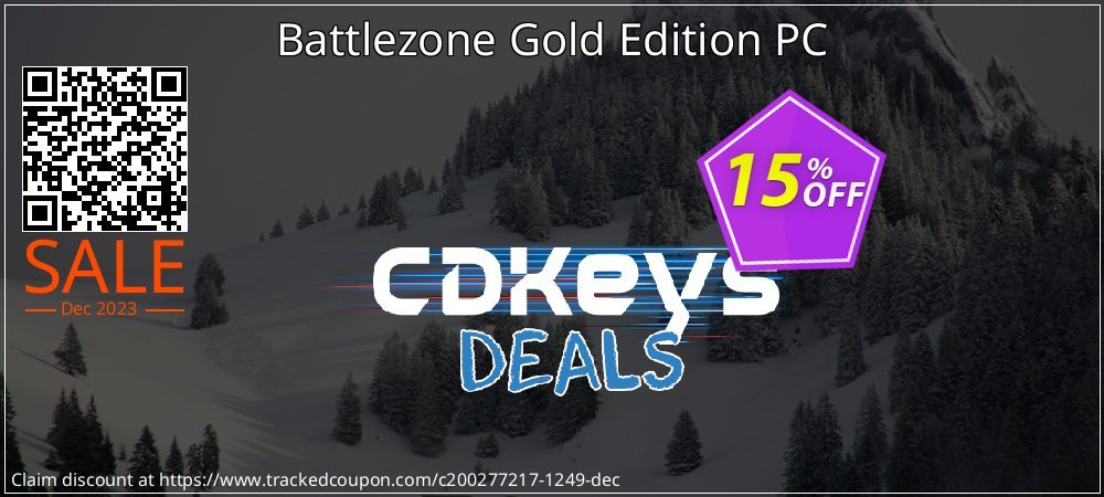 Battlezone Gold Edition PC coupon on Emoji Day offering discount