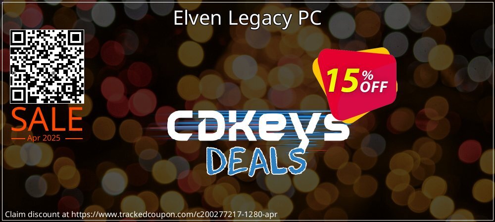 Elven Legacy PC coupon on National Walking Day offering sales