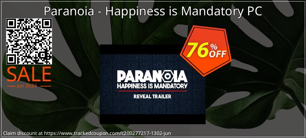 Paranoia - Happiness is Mandatory PC coupon on National Memo Day deals