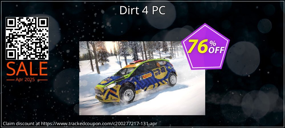 Dirt 4 PC coupon on World Party Day promotions