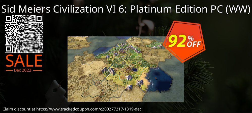 Sid Meiers Civilization VI 6: Platinum Edition PC - WW  coupon on Tell a Lie Day promotions