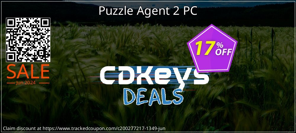 Puzzle Agent 2 PC coupon on National Smile Day discount