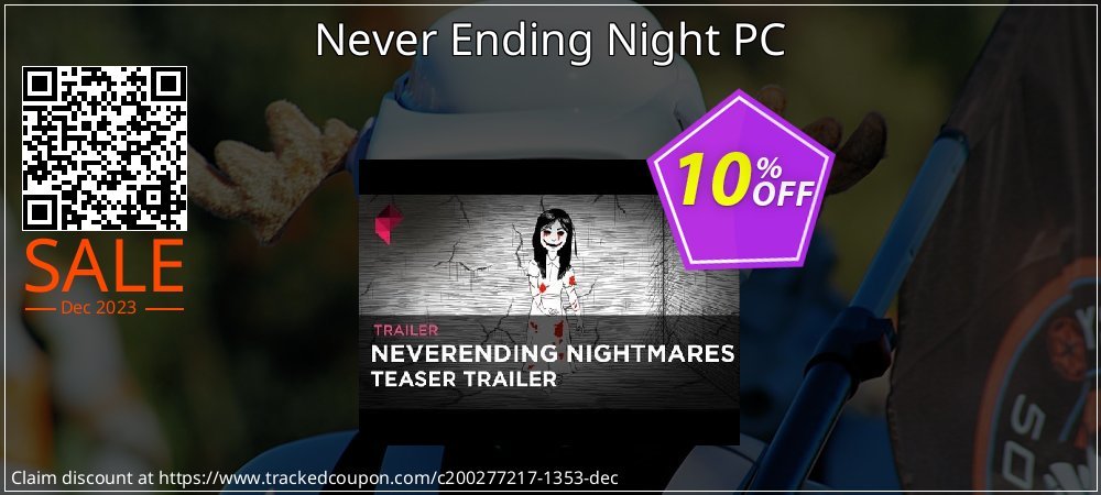 Never Ending Night PC coupon on Virtual Vacation Day offering sales