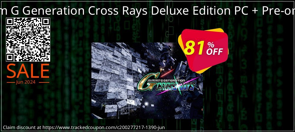 SD Gundam G Generation Cross Rays Deluxe Edition PC + Pre-order Bonus coupon on Mother's Day promotions