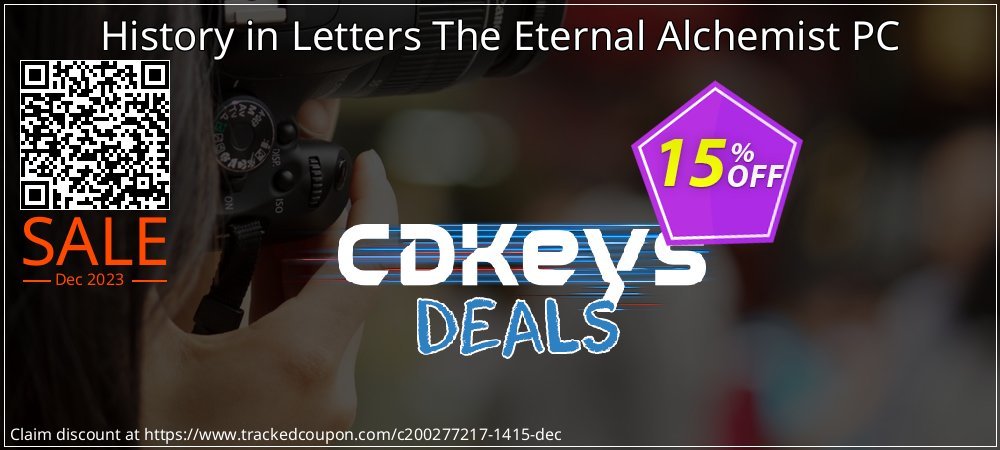 Get 10% OFF History in Letters The Eternal Alchemist PC offering sales