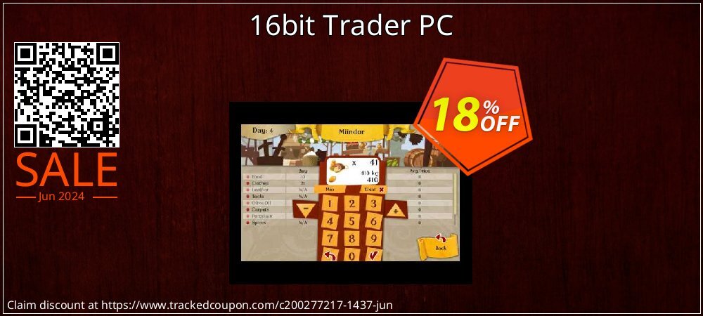16bit Trader PC coupon on National Memo Day deals