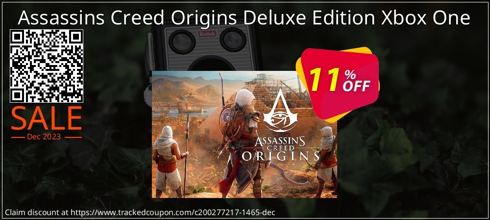Assassins Creed Origins Deluxe Edition Xbox One coupon on National Walking Day deals