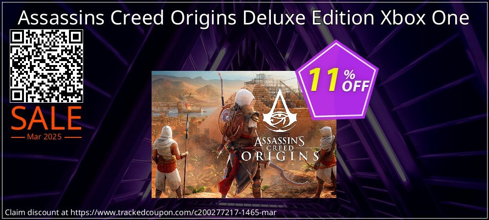 Assassins Creed Origins Deluxe Edition Xbox One coupon on National Walking Day deals