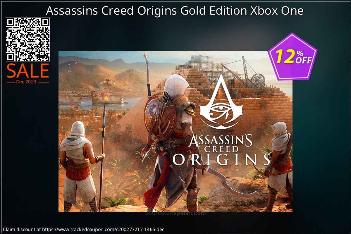 Assassins Creed Origins Gold Edition Xbox One coupon on Palm Sunday deals