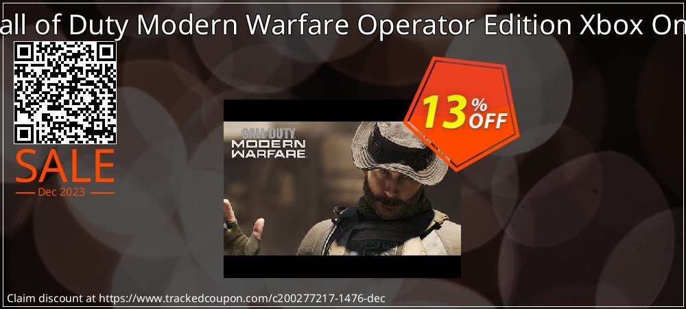 Call of Duty Modern Warfare Operator Edition Xbox One coupon on World Party Day discount
