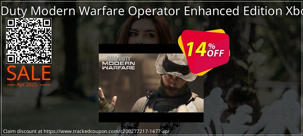 Call of Duty Modern Warfare Operator Enhanced Edition Xbox One coupon on April Fools' Day offering discount