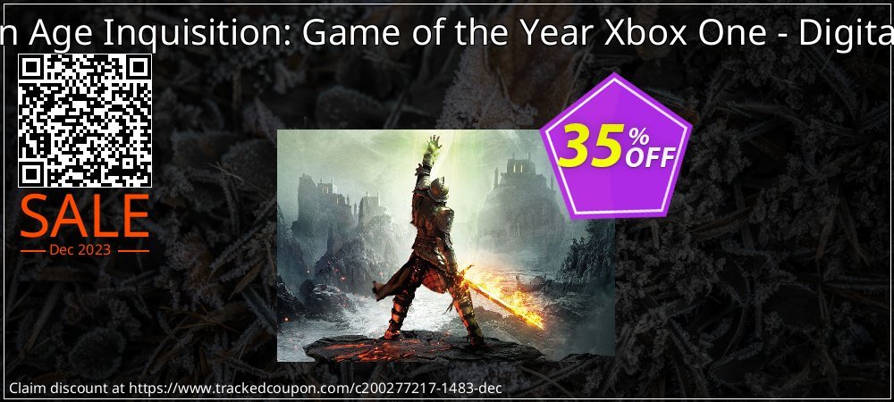 Dragon Age Inquisition: Game of the Year Xbox One - Digital Code coupon on Easter Day deals