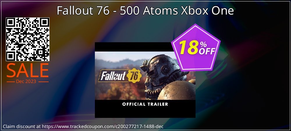 Fallout 76 - 500 Atoms Xbox One coupon on Easter Day super sale