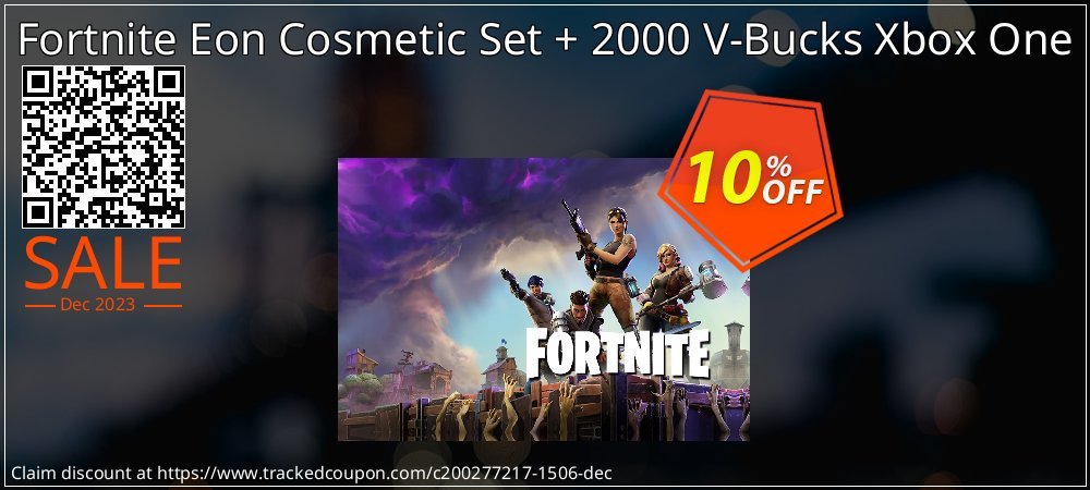 Fortnite Eon Cosmetic Set + 2000 V-Bucks Xbox One coupon on World Party Day super sale