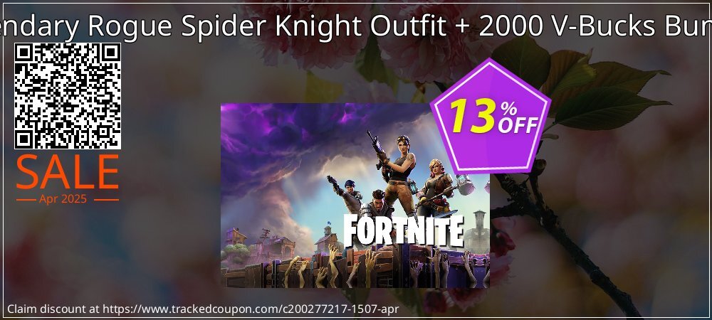 Fortnite: Legendary Rogue Spider Knight Outfit + 2000 V-Bucks Bundle Xbox One coupon on April Fools' Day discounts